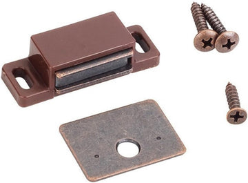 Single Magnetic Catches Brown/Antique Copper Retail Pack (10)