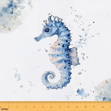 Cartoon Seahorse Fabric by The Yard Soft 2 Yards