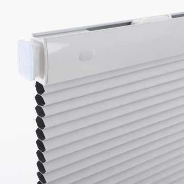 Cordless No Drill Blackout Cellular Shades, Tool-Free Installation Honeycomb Blinds, Room Darkening Privacy Thermal