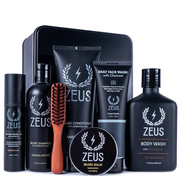 Ultimate Beard & Body Care Kit for Men, Holiday Grooming Gift Set