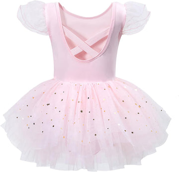 Toddler Ballet Leotard Sequin Tulle Tutu Dress Ballerina Outfits