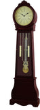 Traditional 72-Inch Floor Standing Grandfather Clock in Cherry Finish