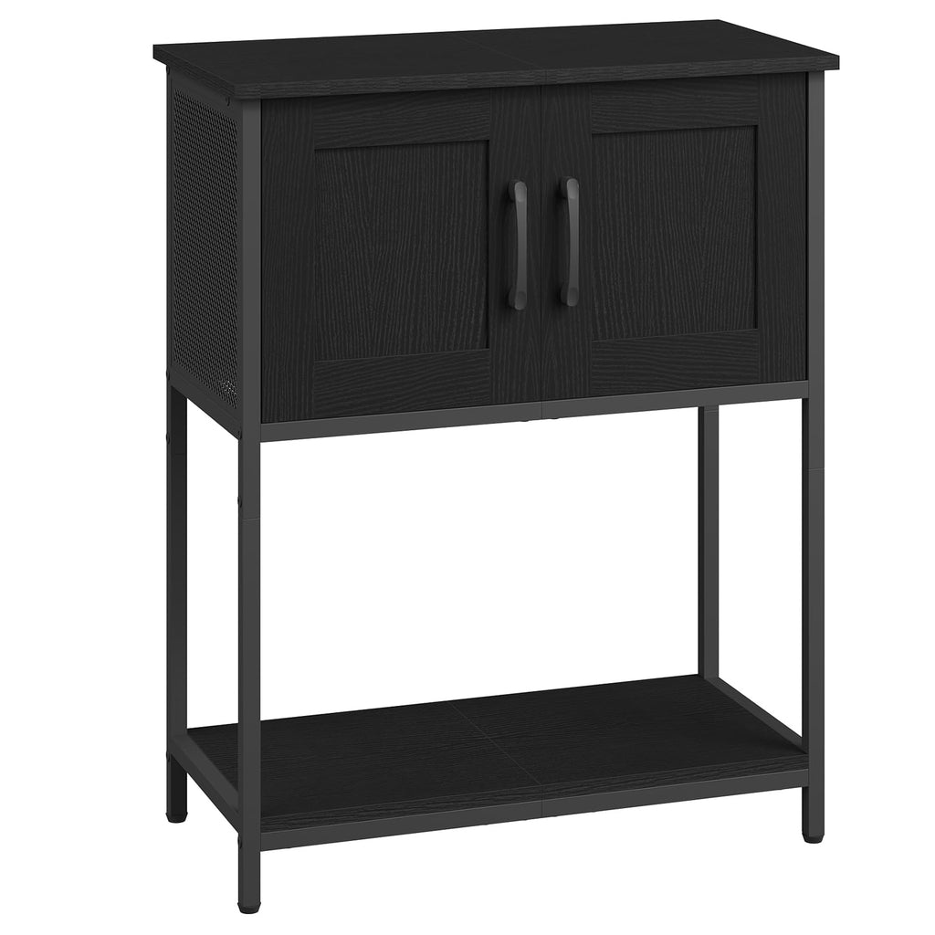 10 Gallon Fish Tank Stand, Metal Frame Aquarium Stand, Cabinet for Fish Tank Accessories Storage, Heavy Duty Reptile