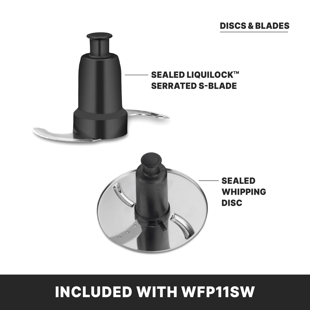 Food Processor with 2.5 Quart Capacity with Flat Lid
