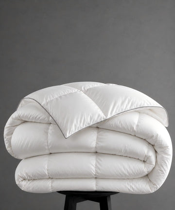 Goose Feather Down Fiber Comforter 100% Cotton Shell King Size Duvet Insert