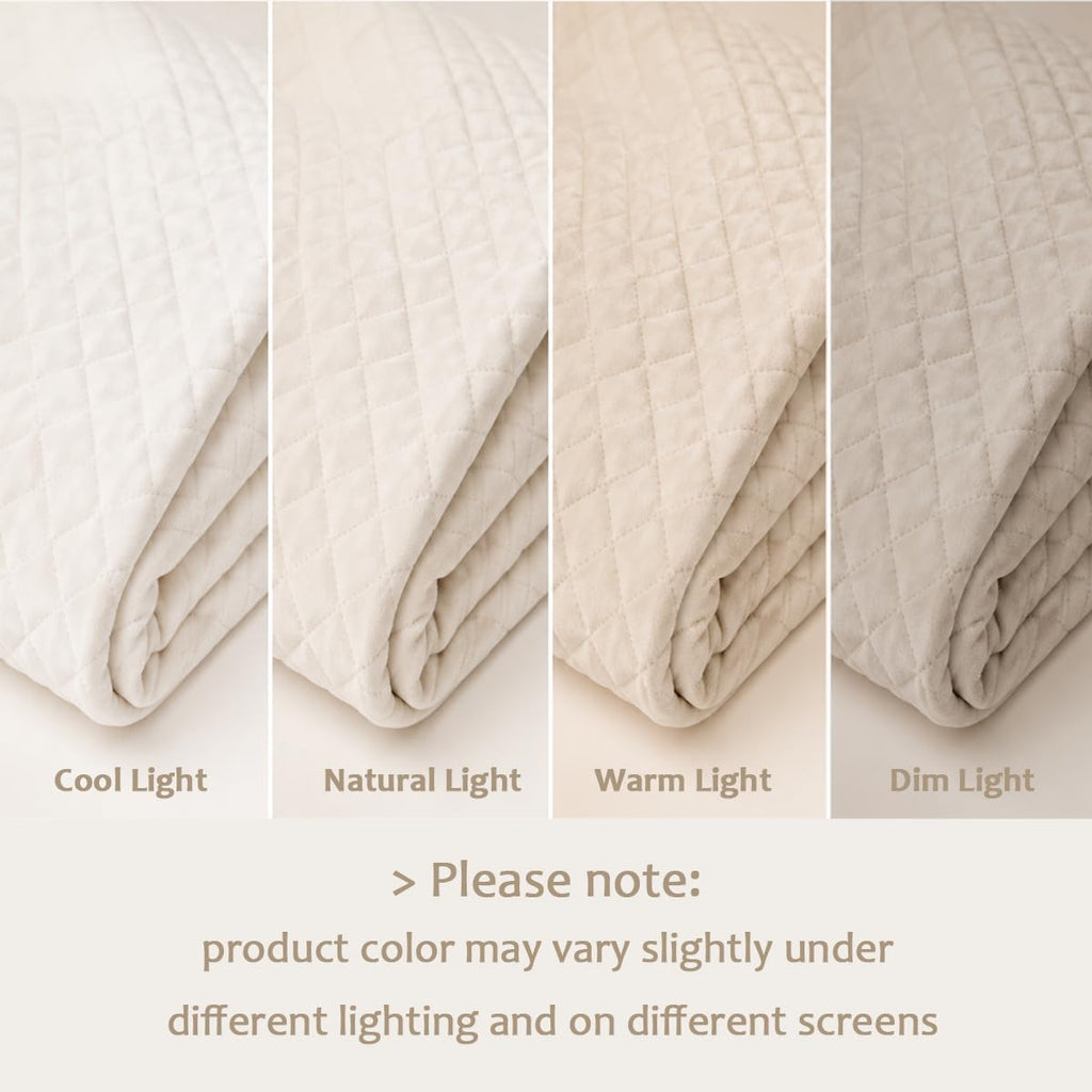 Velvet Oversized King Quilt Set - 120"x128"