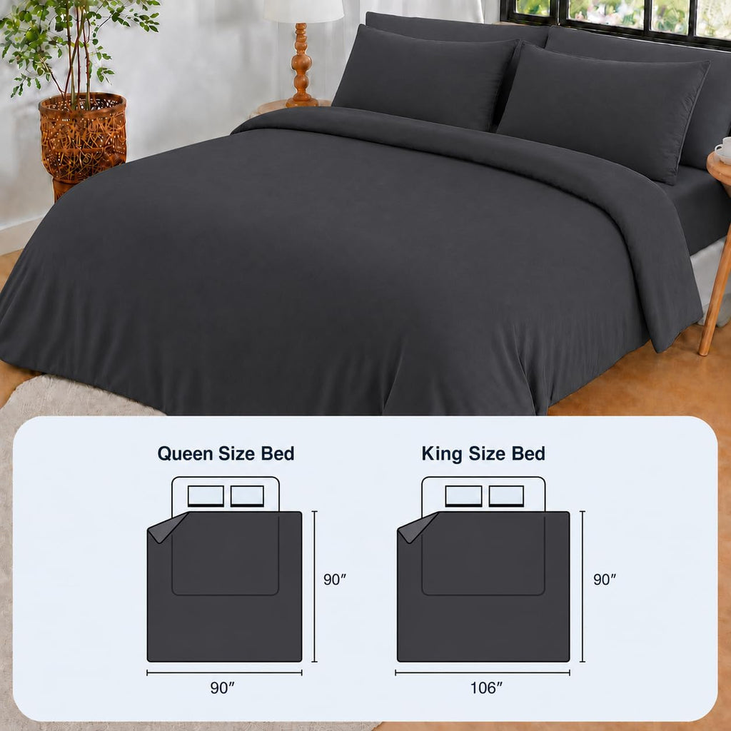 Double-Sided Cooling Comforter Queen Size, Ice Silk Summer Blanket, Smooth No-Stripes, No-Seam, Edge-Free Design