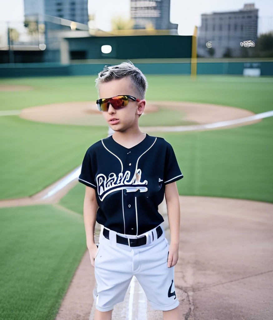 Kids Polarized Sports Sunglasses, TR90 UV400 Baseball Cycling