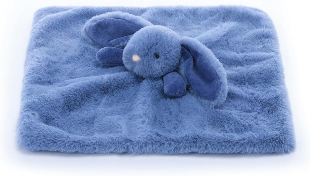 Stuffed Animals Blue Bunny Rabbit Security Blanket Lovey 14''