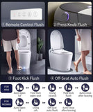 EPLO DP7 Smart Toilet with Bidet Built in,Auto Open/Close,Heated Seat,Automatic Flush Bidet Toilet,Night