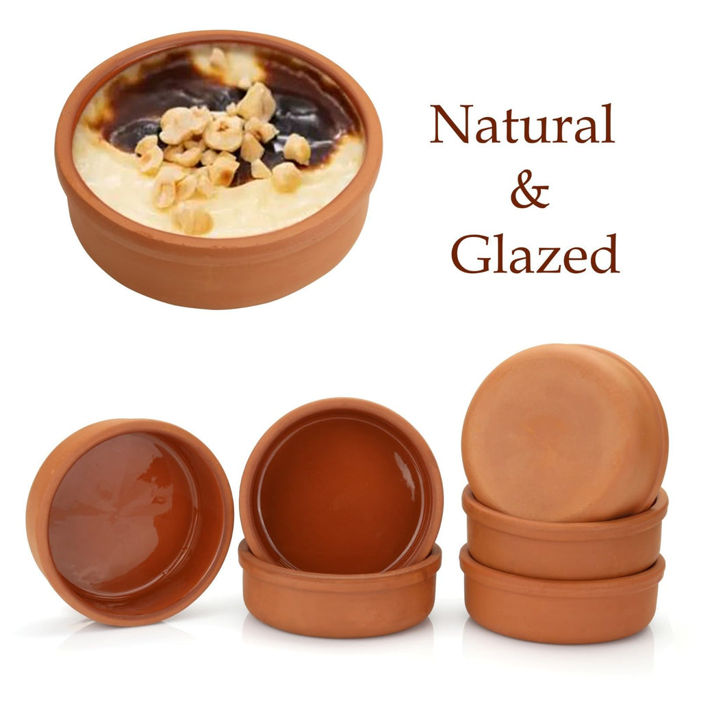 Mexican Clay Cookware Set (Set of 6)- Terracotta Cooking Pots, Bowls, Plates, and Serving Dishes - Premium Spanish