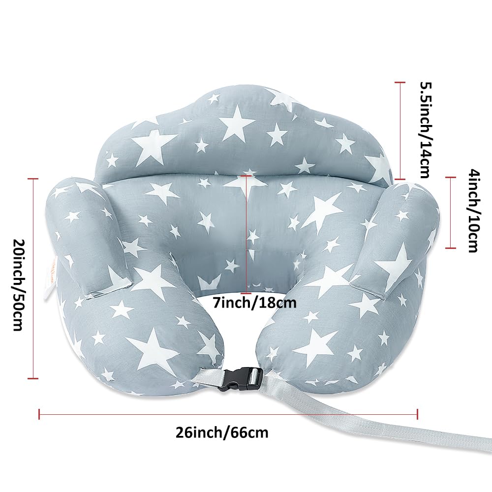 Nursing Pillow for Breastfeeding, Adjustable Nursing Pillow Breast Feeding Pillow Bottle Feeding, Breastfeeding