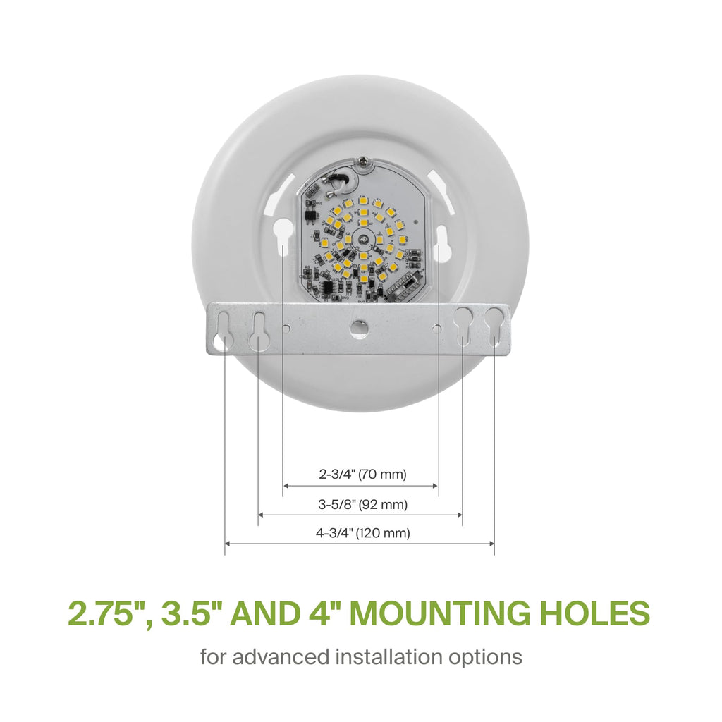 12 Pack LED Disk Lights 4 Inch, 5CCT Flush Mount Ceiling Light Fixture
