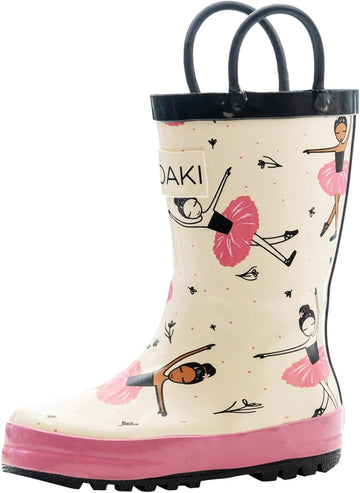 Toddler Rain Boots - Perfect Kids Rain Boots for Any Weather - Durable Rubber Baby Rain Boots Keep Little Feet Dry