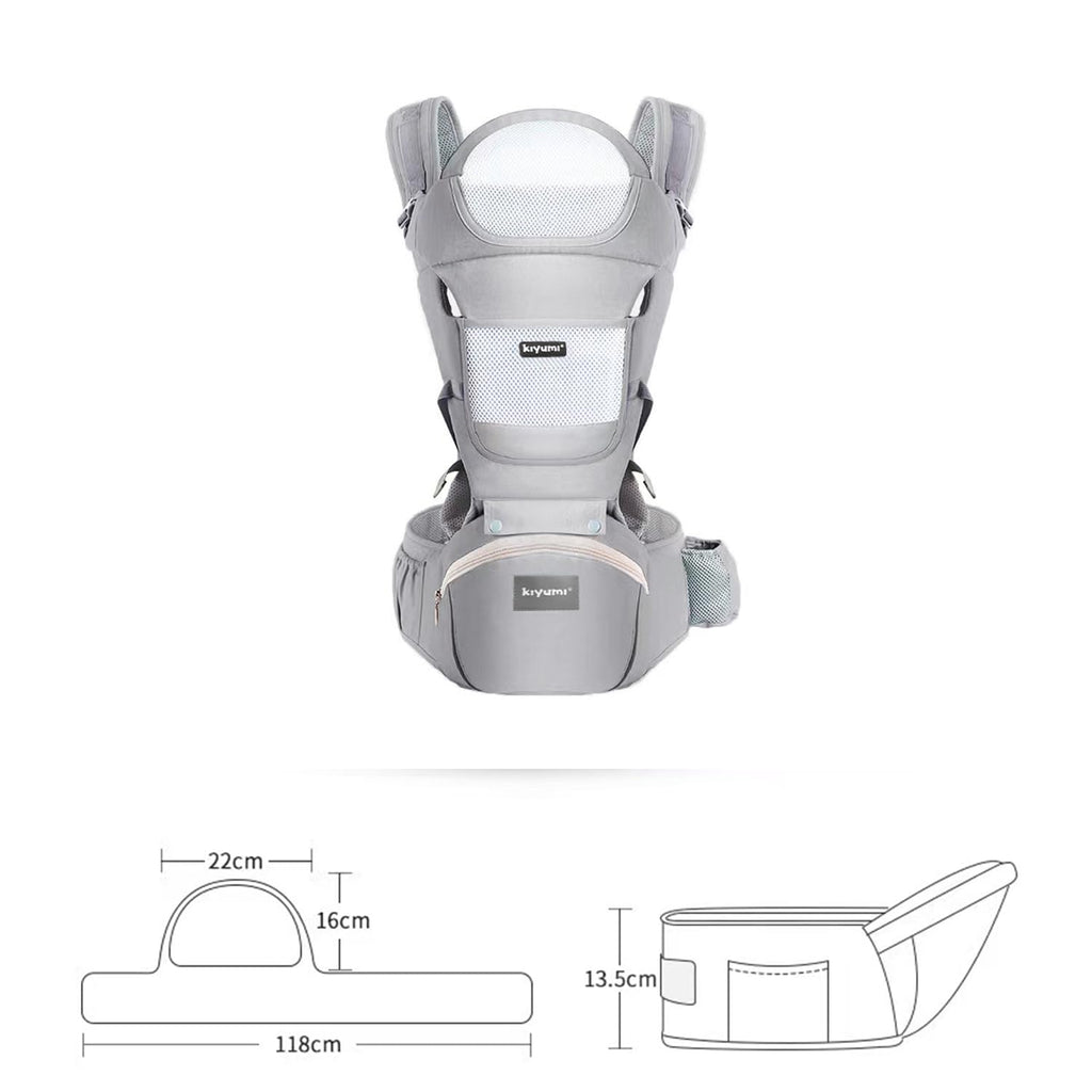 In-1 Baby Carrier Newborn to Toddler with Hip Seat Ergonomic