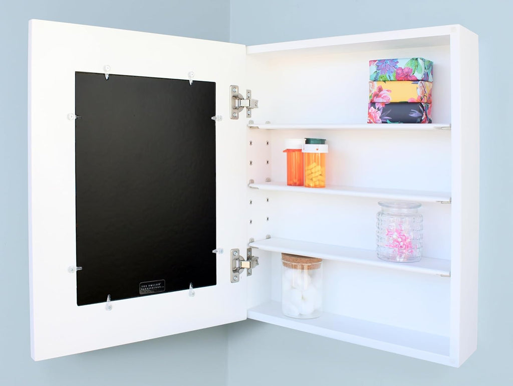 20x17 Picture Perfect Wall Mount Medicine Cabinet, Surface Mounted Storage, Over the Toilet Storage Wall Cabinet