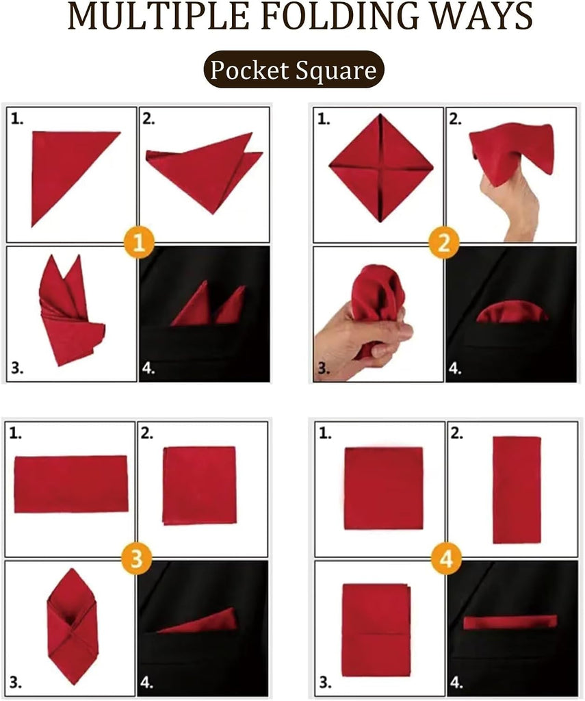 Boys Suit Kids Dress Pants Vest Suits Set with Shirt Tie Pocket Square