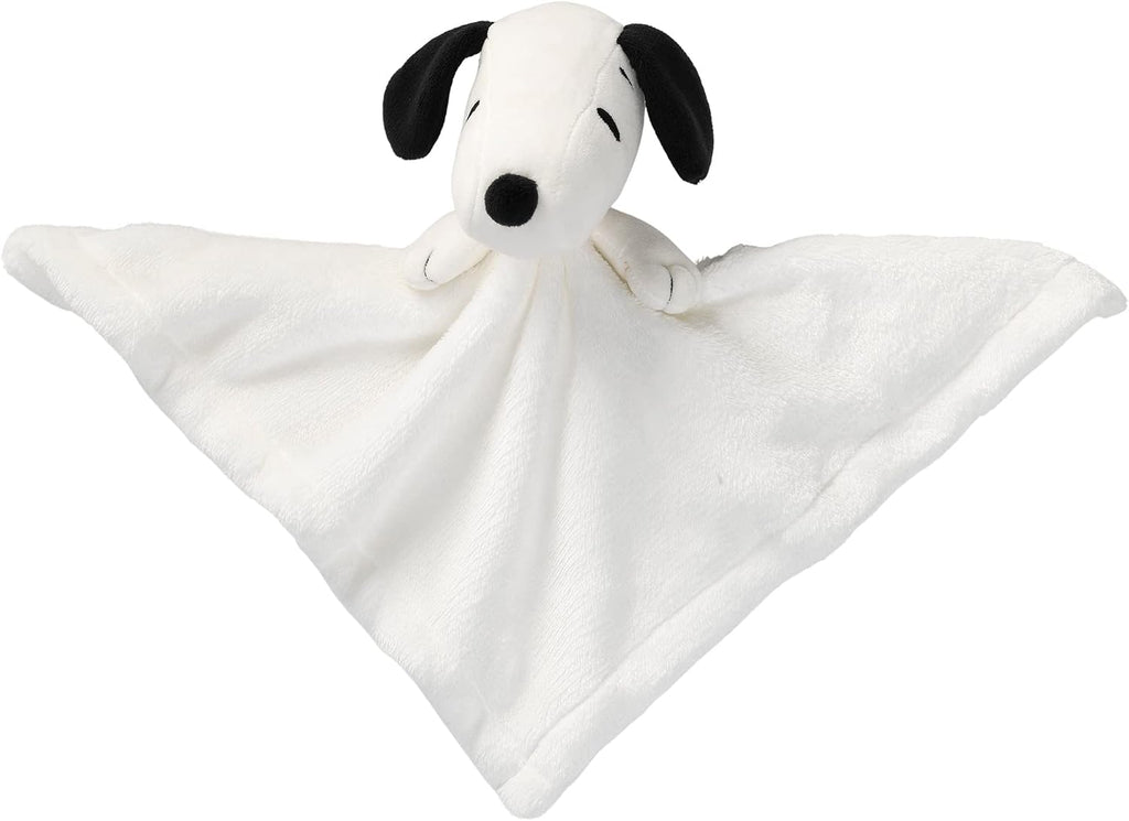 Snoopy Plush Security Blanket/Lovey & Door Pillow Gift Set