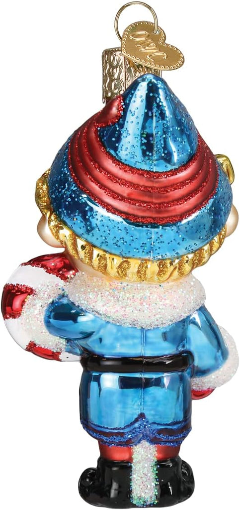 Hermey The Elf Glass Blown Ornament, Handcrafted Holiday Decoration, Rudolph Collection - Set of 15