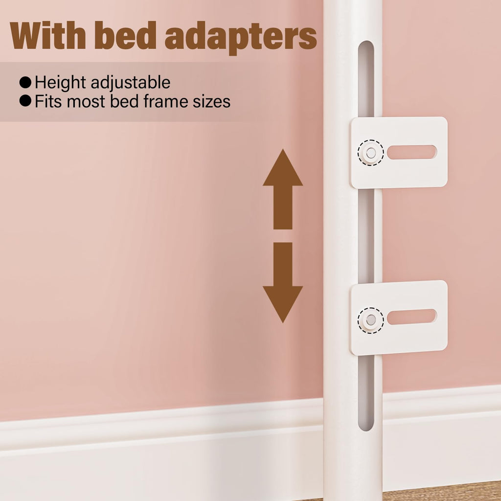 Headboard Only, Vintage Metal Headboard for Bed White