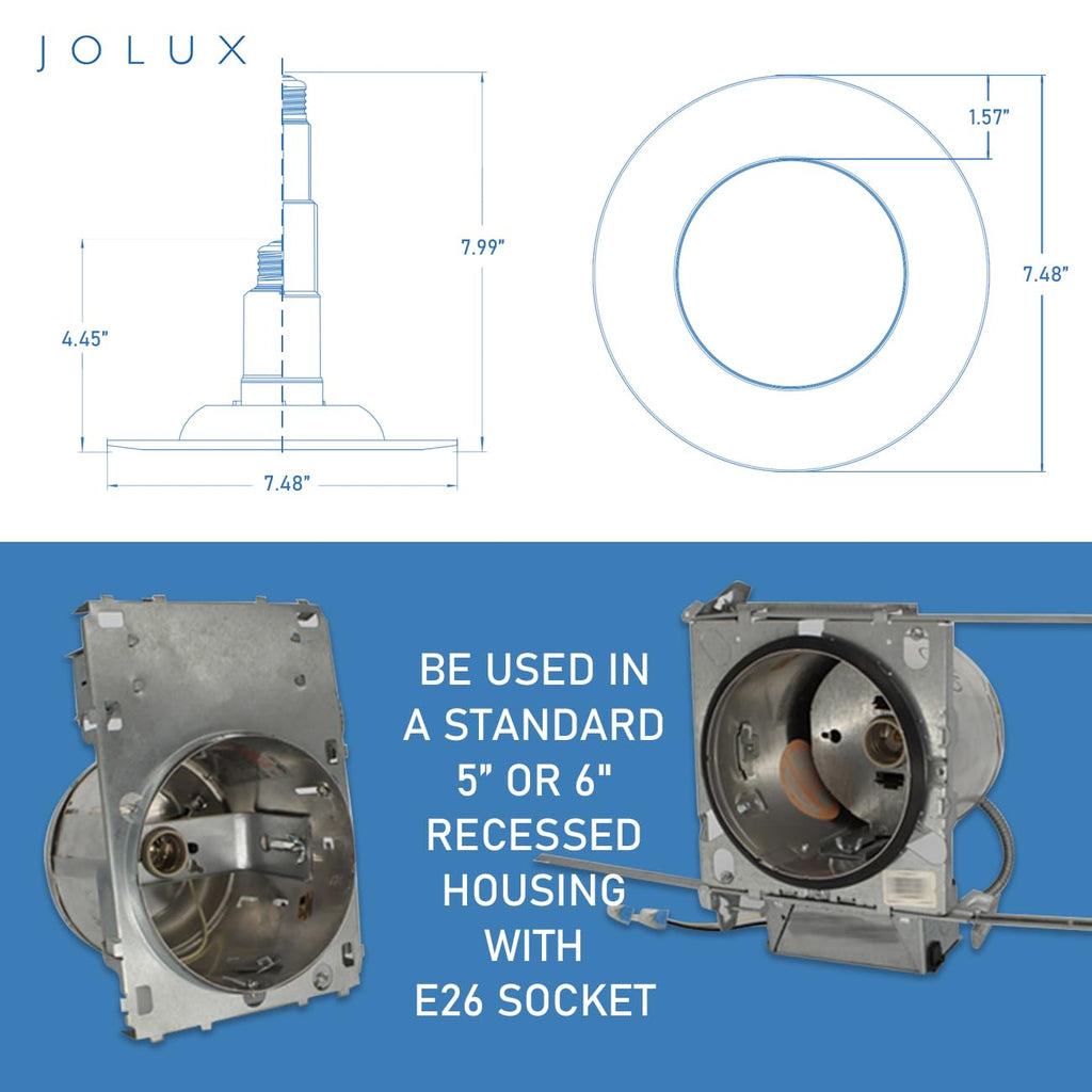 5/6 Inch Retrofit LED Recessed Lighting Can Lights