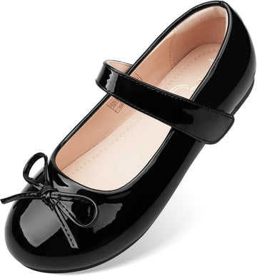 Girls Dress Shoes Mary Jane Flats for Party Flower Girl