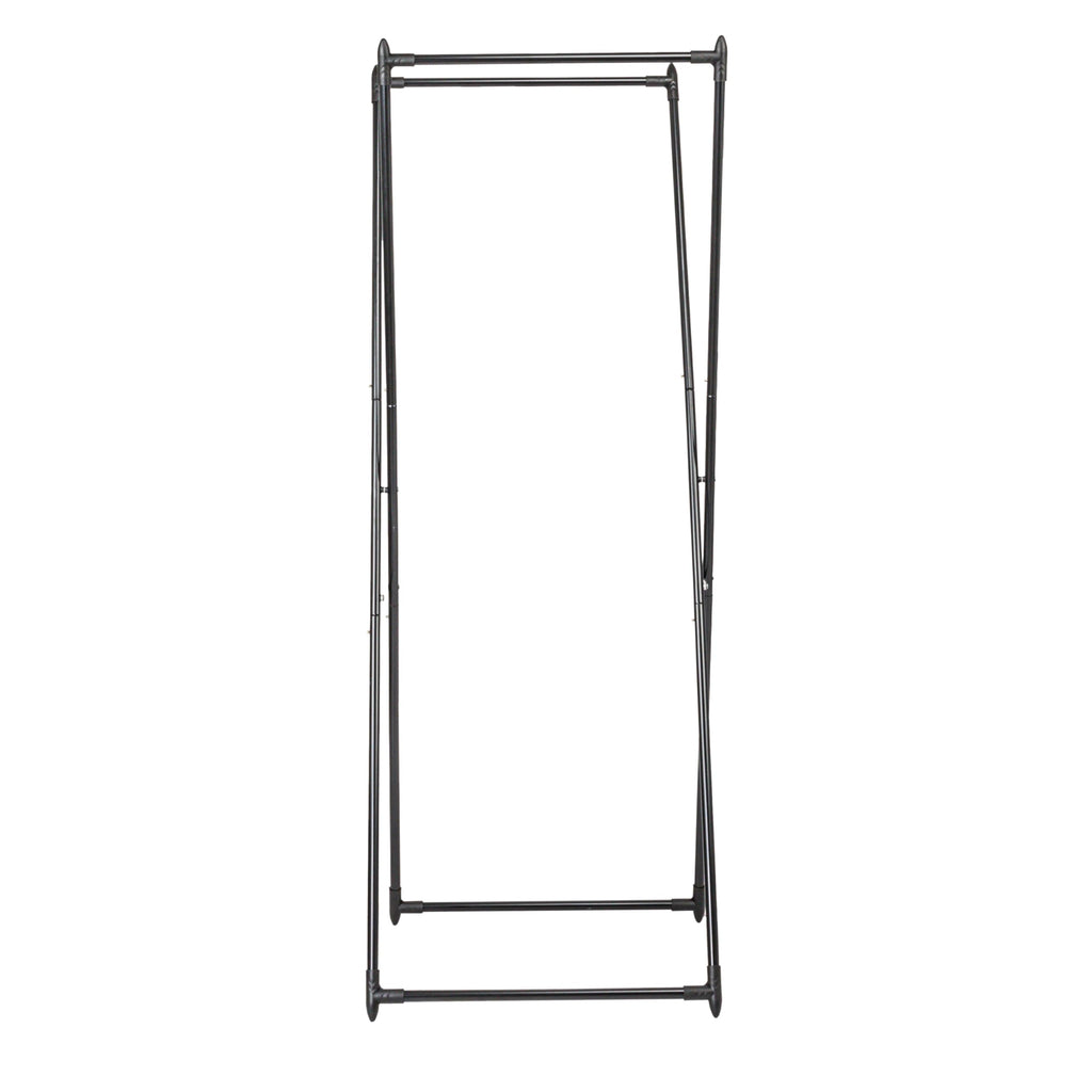 Valet Folding Clothes Rack, Strong Metal X-Frame, Chic Design, Great for Guest and Dressing Rooms, Portable and Easy