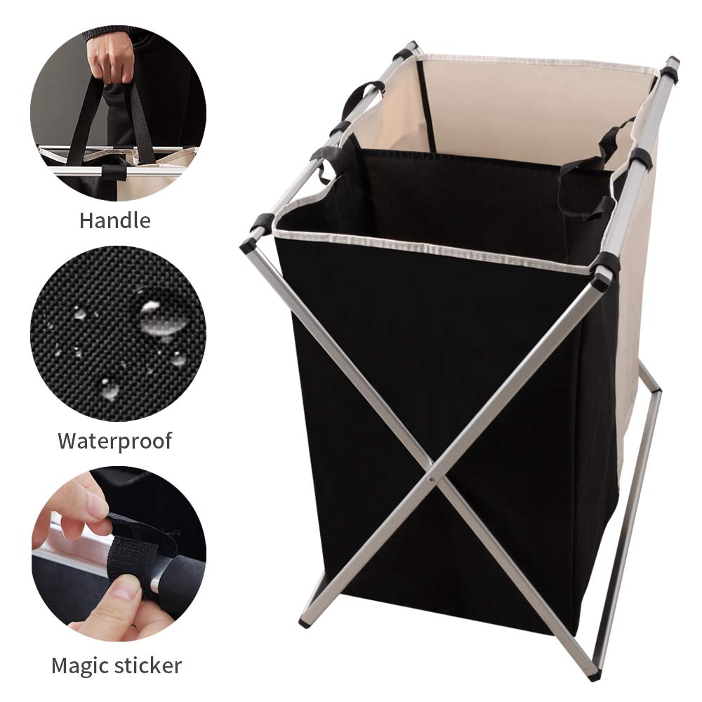 Laundry Hamper 2 Section for Husband&Wife or Couple, Wedding Gift