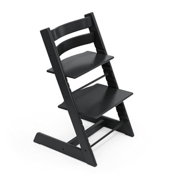 Tripp Trapp Chair, Adjustable Wooden High Chair, Black