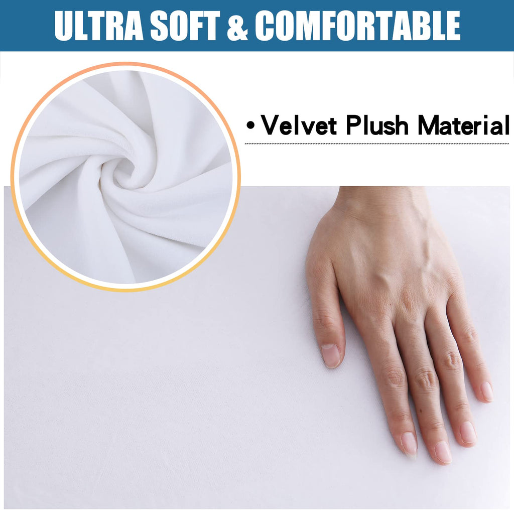 Velvet Seat Covers Chair Set of 4