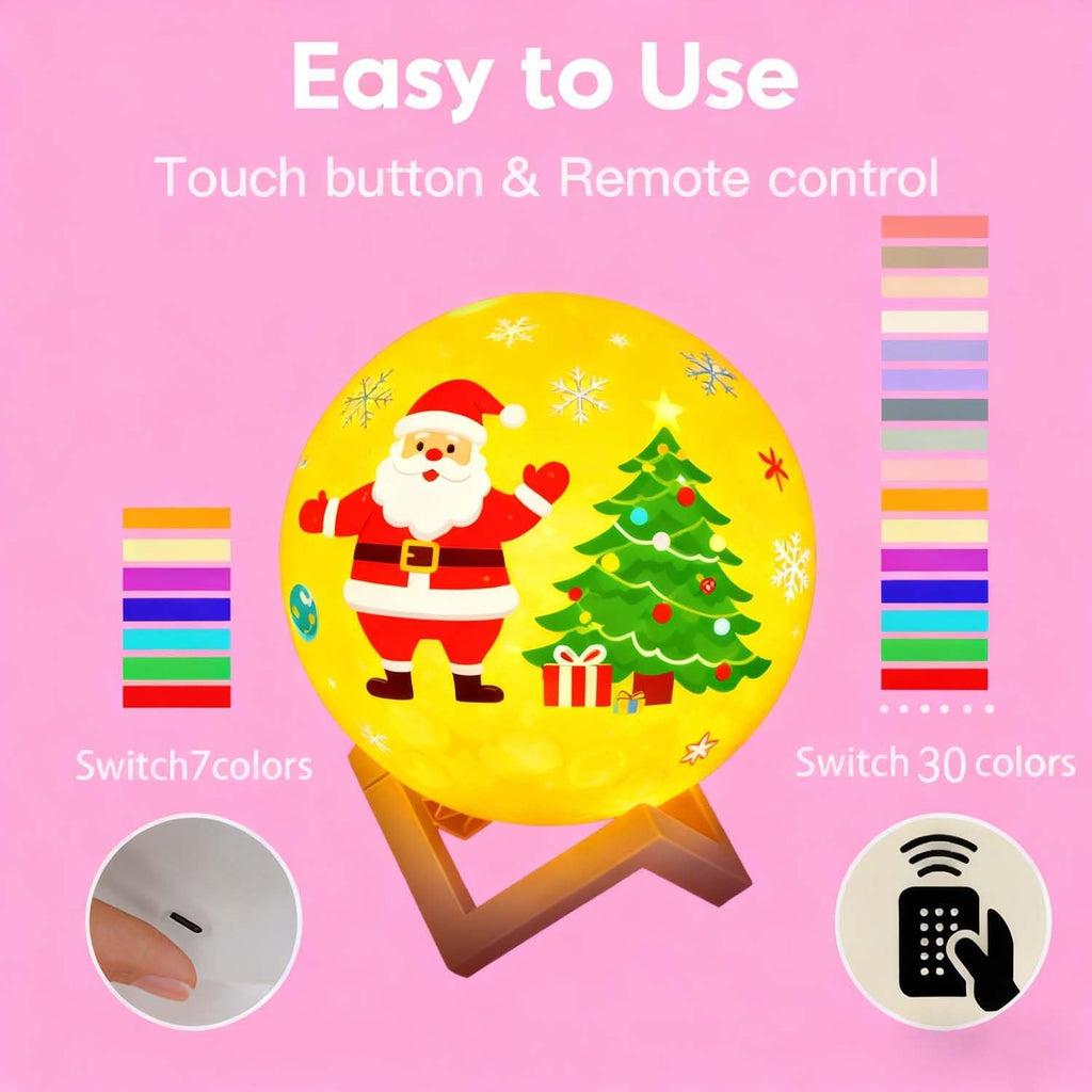 Paint Your Own Moon Lamp Kit, Updated USB Rechargeable, Kids Crafts