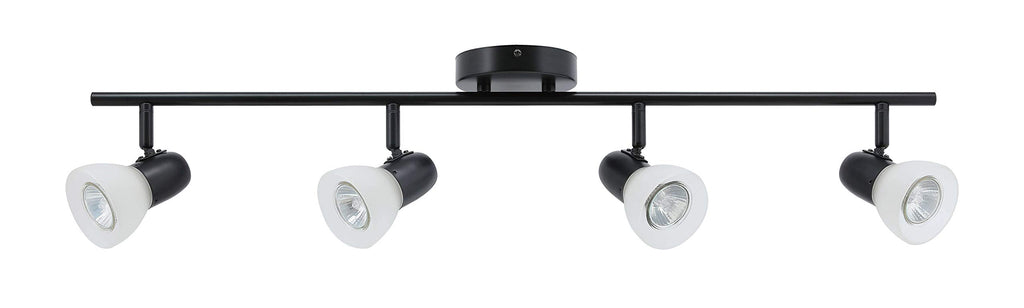4 Light Black Track Light Fixtures Bathroom