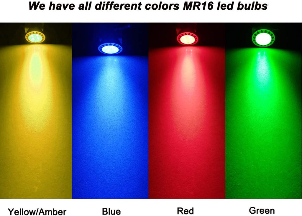 Red MR16 GU5.3 Led Bulbs 12V Low Voltage 5W for Christmas Holiday | 20W 35W 50W Equivalent,Red Bulb Spotlights for