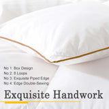 Down Comforter King - All Season Medium Weight Fluffy White Duvet Insert, Warm Feather Bedding, Soft