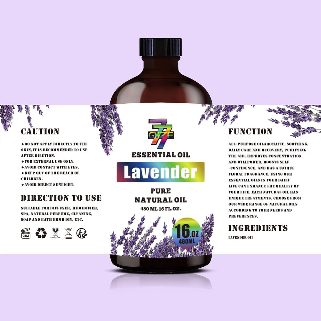 Lavender Essential Oil for Diffuser Massage Soap Lavender Oil 16 oz