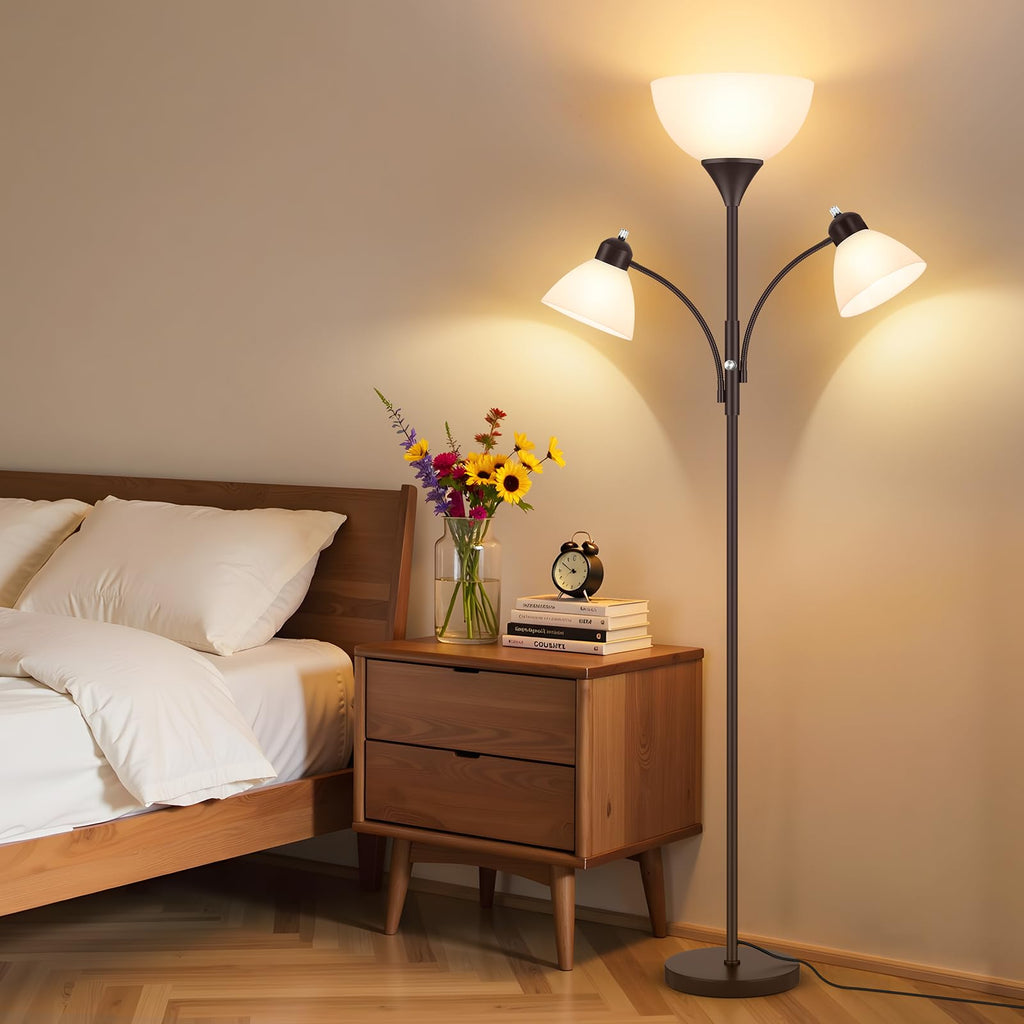 Torchiere Floor Lamps, 72" Dimmable Reading Lamp