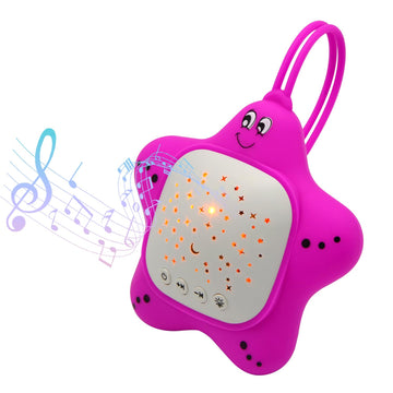 Portable Star Projector Baby Sound Machine Soother White Noise for Sleeping
