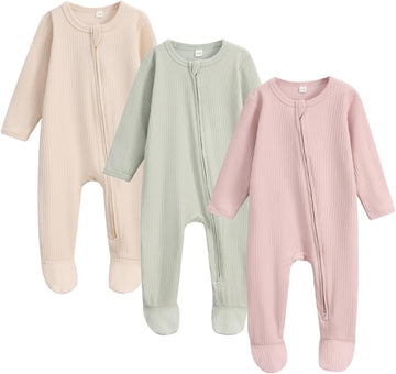 Footie Pajamas with Mitten Cuffs