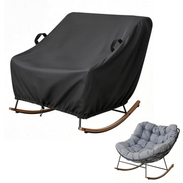 Papasan Rocker Chair Cover, Waterproof Outdoor Papasan Rocking Chair Cover, for rocking chair and Rattan Wicker