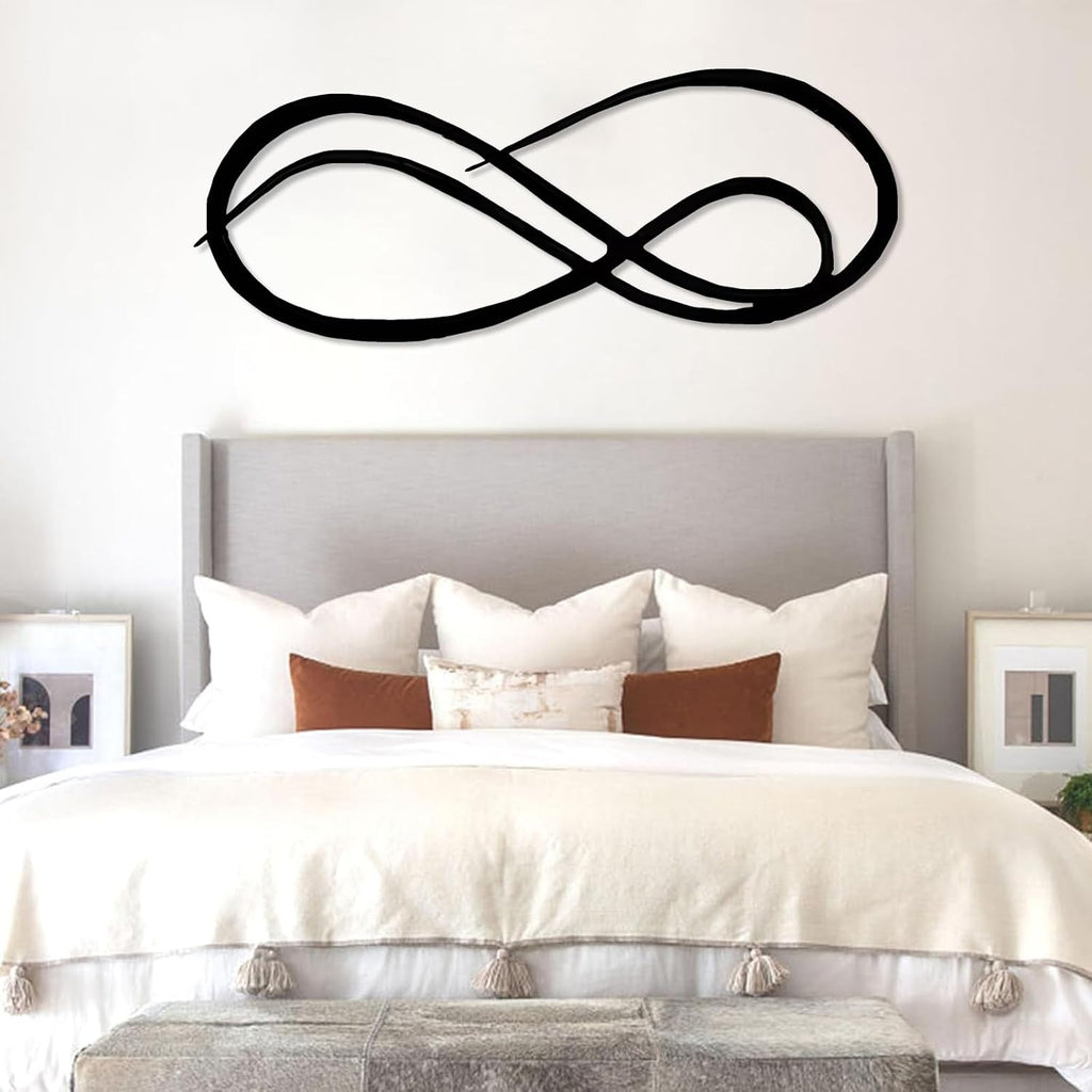 Infinity Metal Wall Decor, Infinity Wall Art, Unlimited Symbol Sign, Abstract Wall Art, Abstract Metal Wall Hanging