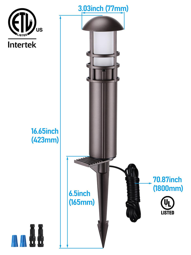 5CCT Low Voltage Landscape Pathway Lights, 3W