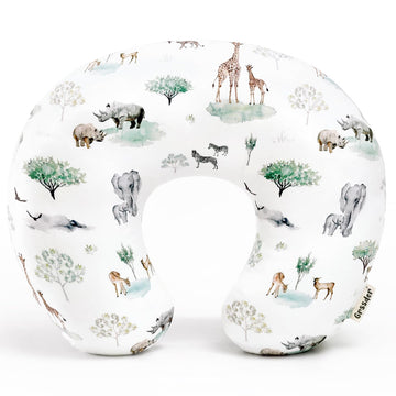 Nursing Pillow Cover Stretchy Minky Removable Nursing Covers for Breastfeeding Pillows, Ultra Soft Comfortable