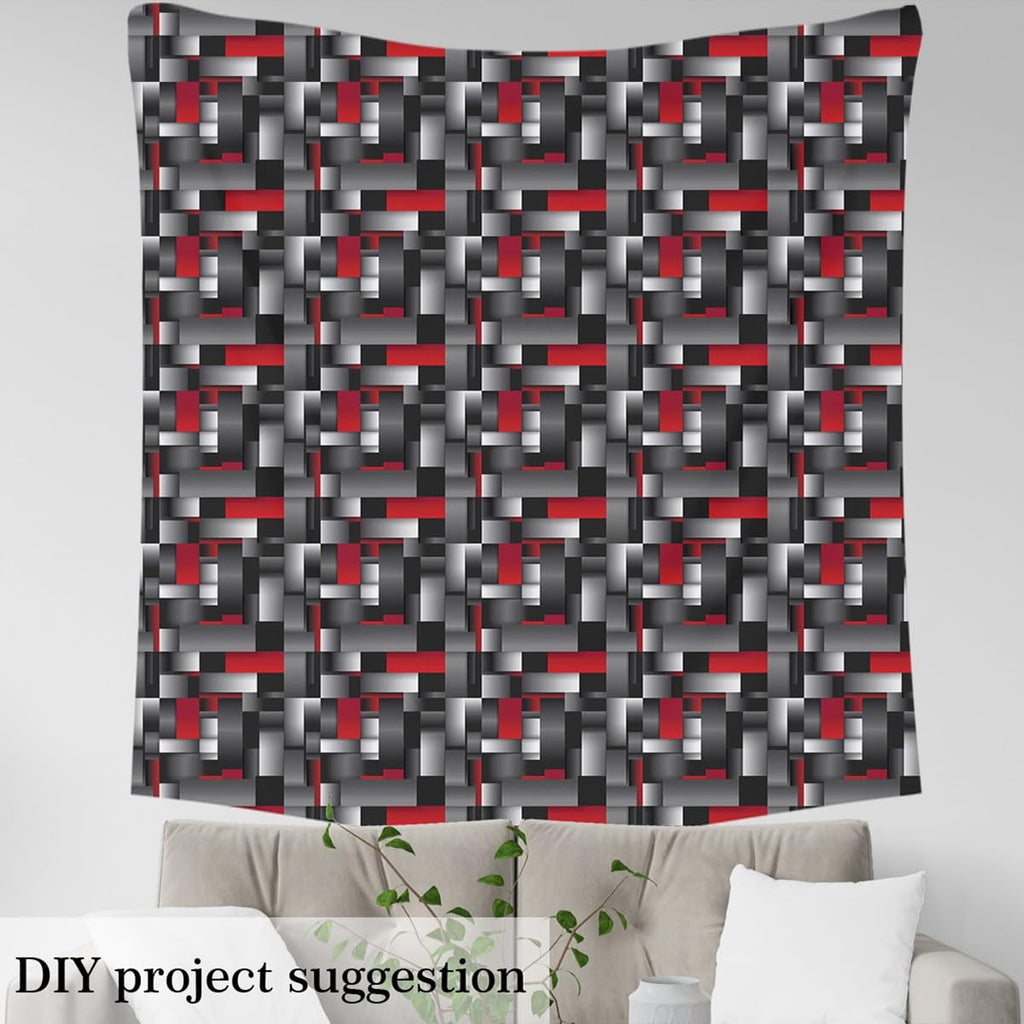 Geometric Upholstery Fabric Soft 1 Yards
