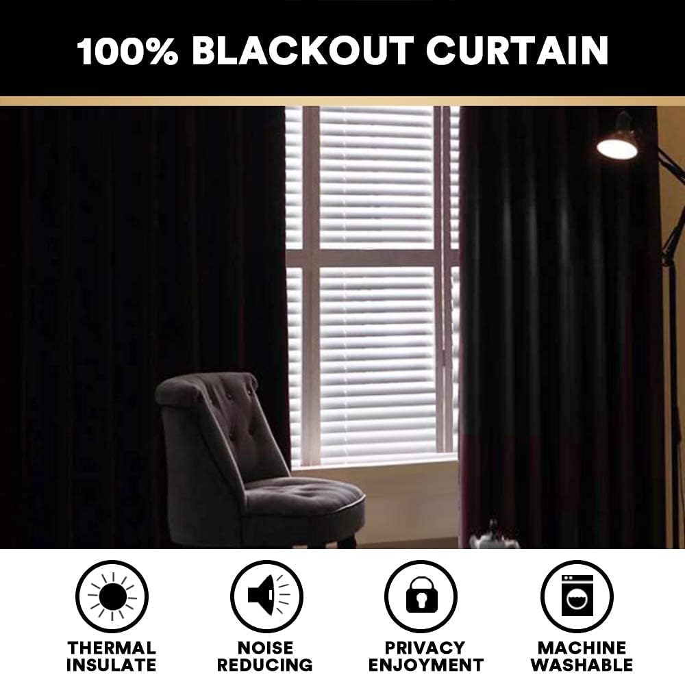 Natural Linen Curtains 100% Blackout Linen Curtains for Bedroom Full Blackout Curtains 84 Inches Long Living Room