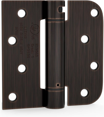 Door Hinges Self Closing Spring Door Hinge Residential & Heavy-Duty Door Hardware with Square & 5/8" Radius Corners 4