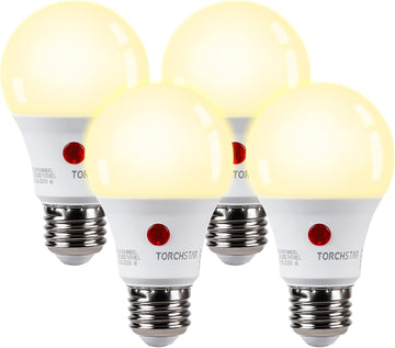 Dusk to Dawn LED Light Bulb Outdoor, A19, 2700K