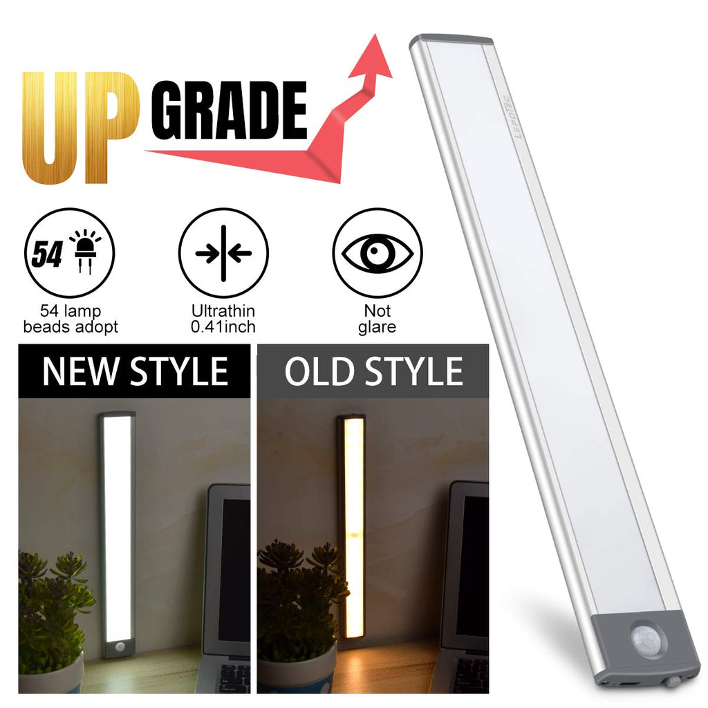Motion Sensor Cabinet Light,Under Counter Closet Lighting, Wireless USB Rechargeable Kitchen Night