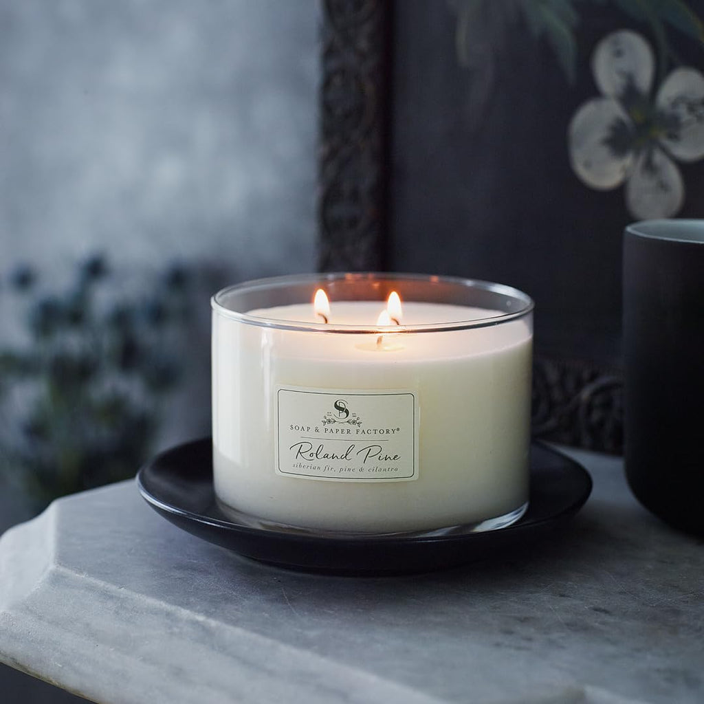 Roland Pine 18 oz Three-Wick Soy Candle