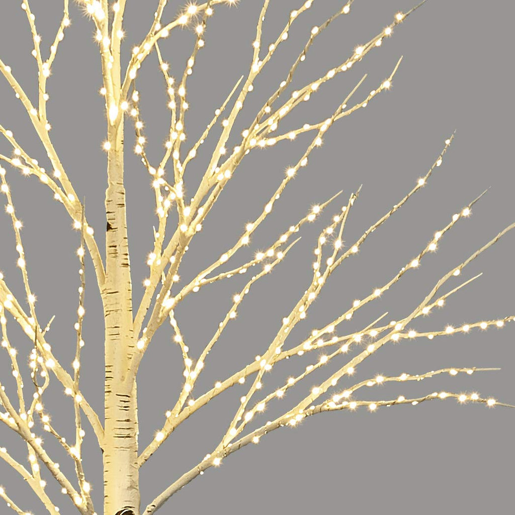 Lighted Twig Birch Tree with Fairy Lights 6FT 330 LED for Indoor Outdoor Home and Christmas Holiday Decoration