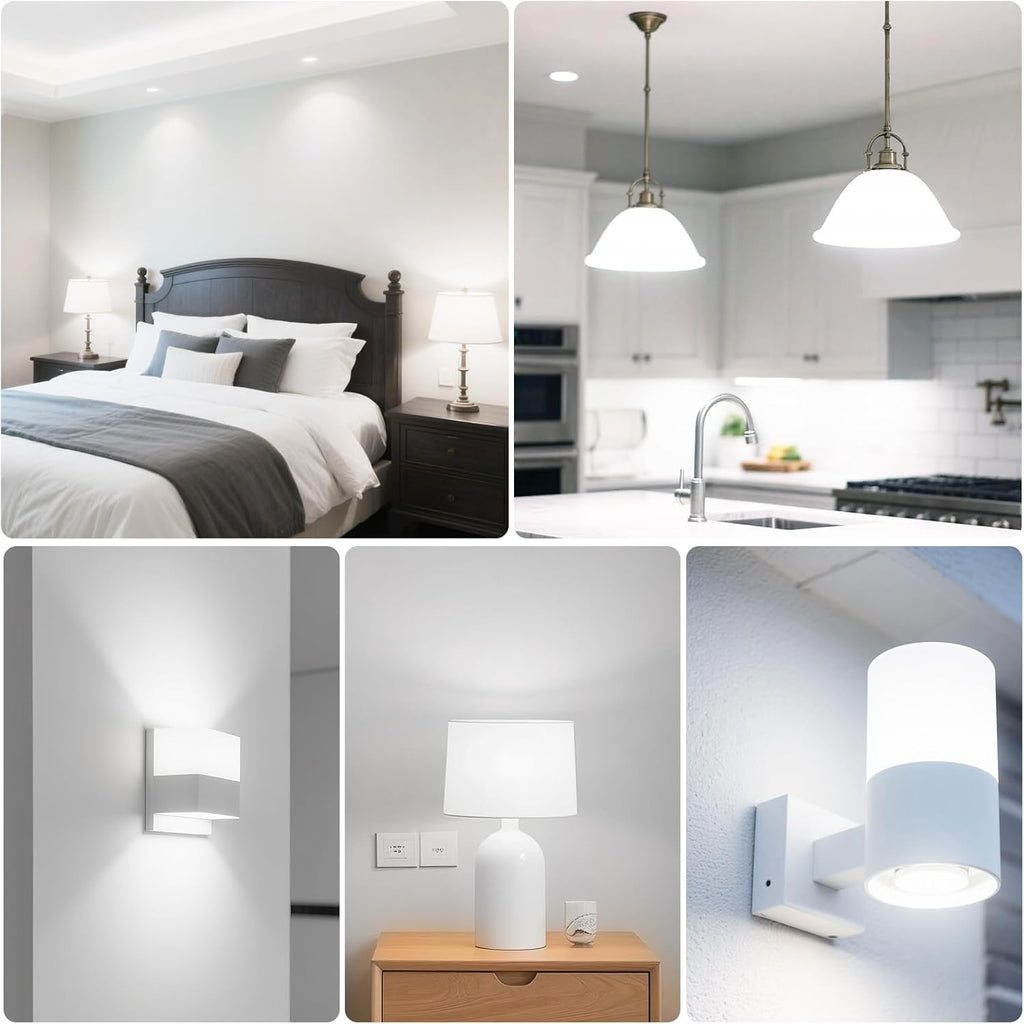 Super Bright LED Light Bulbs, 150 Watt Equivalent, 5000K Daylight White, 2600 High Lumen, E26 Base, Non-Dimmable, A21